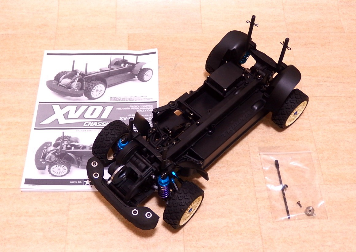 タミヤF103を1台パーツからくみ上げる！数点のタミヤ製パーツと豊富な