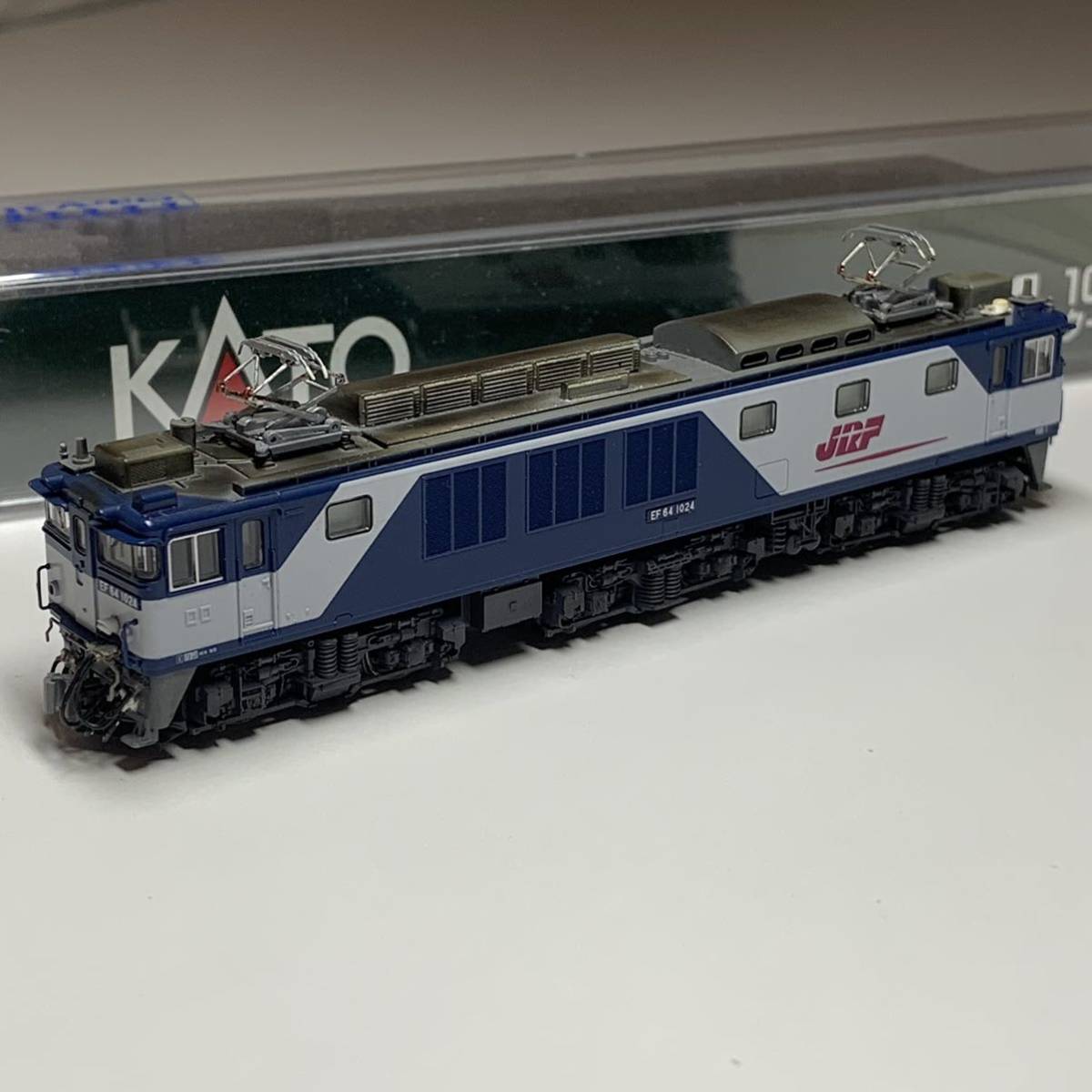 精密、ウェザリング、室内灯、尾灯加工）KATO EF64 1000 JR貨物更新色