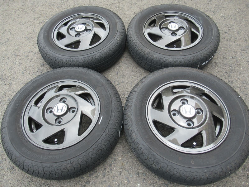 中古タイヤ☆145/80R12 80/78N LT ヨコハマ スーパーバン356 ホンダ 