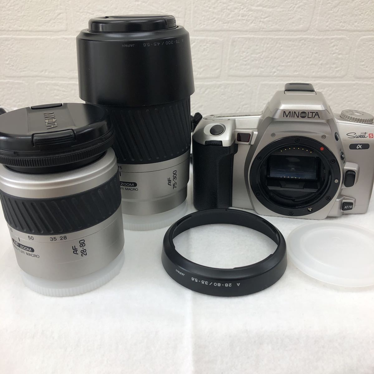 MINOLTA ミノルタ Sweet α フィルムカメラ AF28-80レンズ & AF75-300 