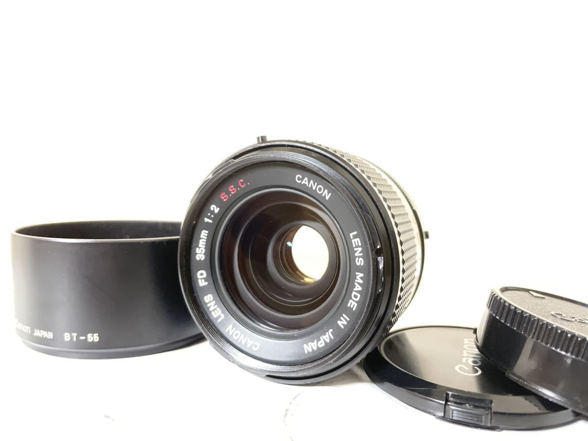 超激得，限定セール カビ クモリ キズなし Canon キヤノン FD 35mm F2 S.S.C. 完動品 キャノン(キヤノン)｜売買されたオークション情報、yahooの商品情報をアーカイブ公開 - オークファン キヤノン