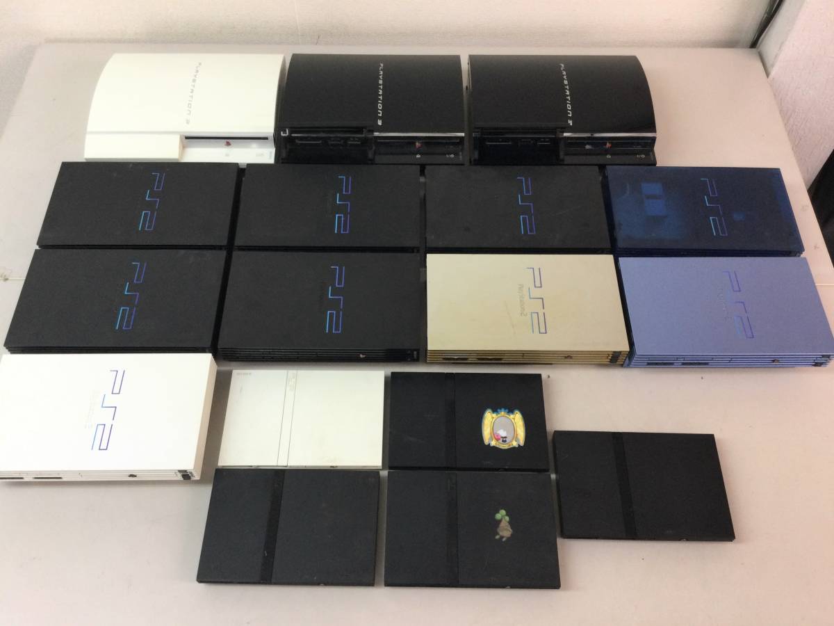 超激得，新作登場 1円 PS2 PS3 本体 17台 まとめ CECHL00 CECHA00 SCPH-70000/75000 SCPH-55000GT/50000/39000/37000/30000/180000/150000 厚型 薄型(本体)｜売買されたオークション情報、yahooの商品情報をアーカイブ公開 - オークファン 本体、アクセサリー