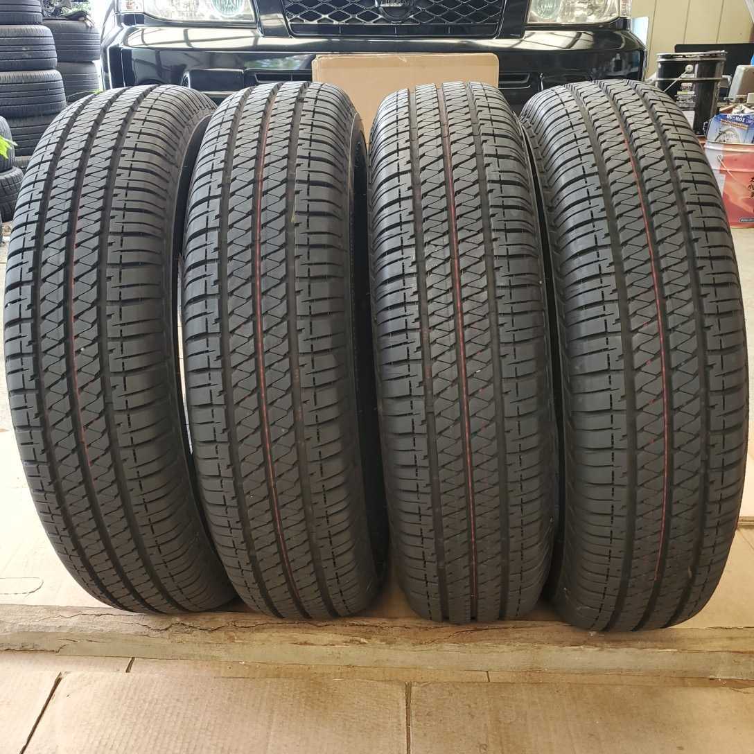 【新車外し】【ジムニー】BRIDGESTONE ブリジストン DUELER デューラー 195/80R15 96S 19年製 中古ノーマルタイヤ4本セット