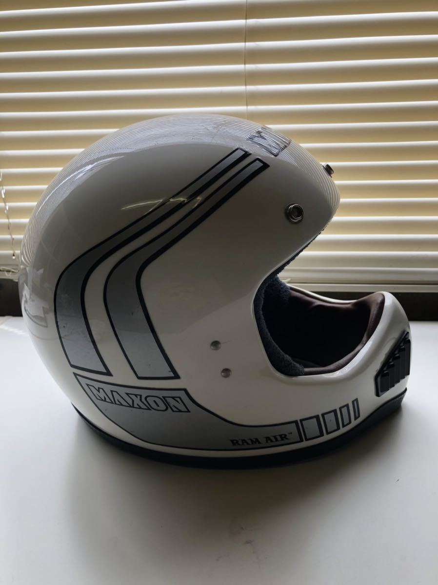 ビンテージ　オフロードヘルメット　maxson_4