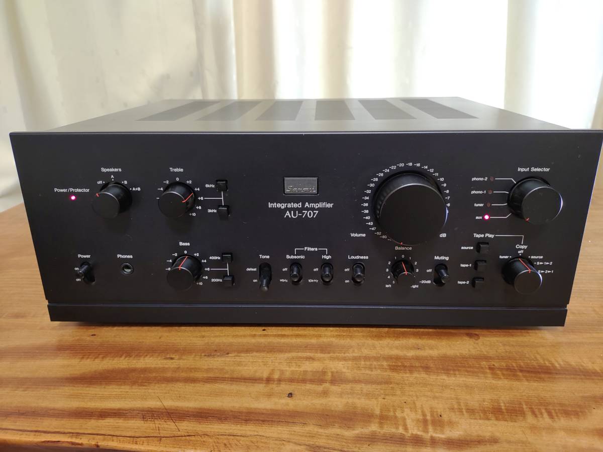 SANSUI プリメインアンプ サンスイ AU-707 - 山水 Specifications