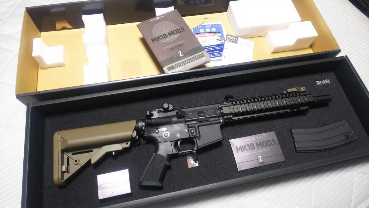 東京マルイ Mk18 MOD.1 ガスブローバック 未使用に近い美品！ 中古新品