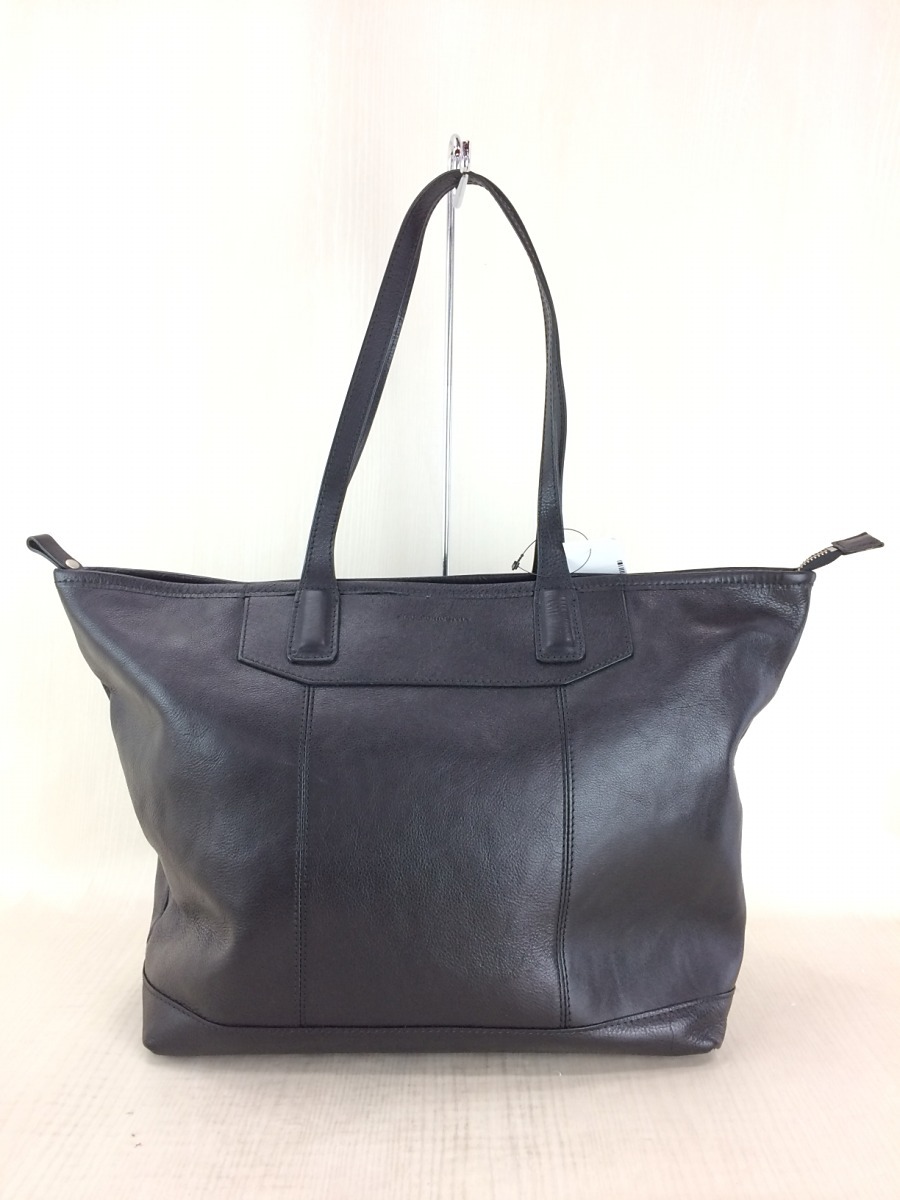 トートバッグ/レザー/BLK aucentic⁄トートバッグ⁄レザー⁄BLK