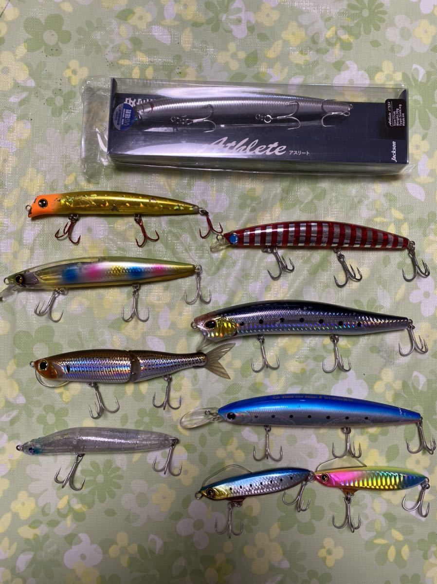 シーバス ヒラメ ルアーセット ジャンプライズ さと メガバス アイマ