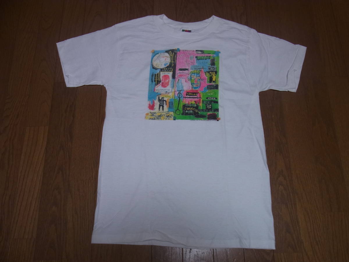 【最新作，SALE】 ヴィンテージ/00&rsquo;S/FOTOFOLIO/フォトフォリオ/Jean-Michel Basquiat/ジャン＝ミシェル バスキア/In Italian/Tシャツ/S(文字、ロゴ)｜売買されたオークション情報、yahooの商品情報をアーカイブ公開 - オ Sサイズ