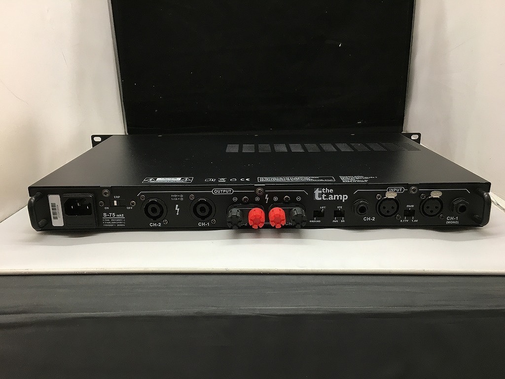トマン thomann パワーアンプ S-75 mk2 パワーアンプ thomann S-75mk2