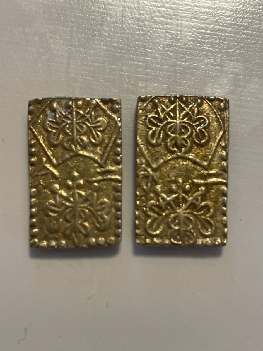 明治二分判金 古銭 明治 二分判金 二分金 ・未使用極美 3g
