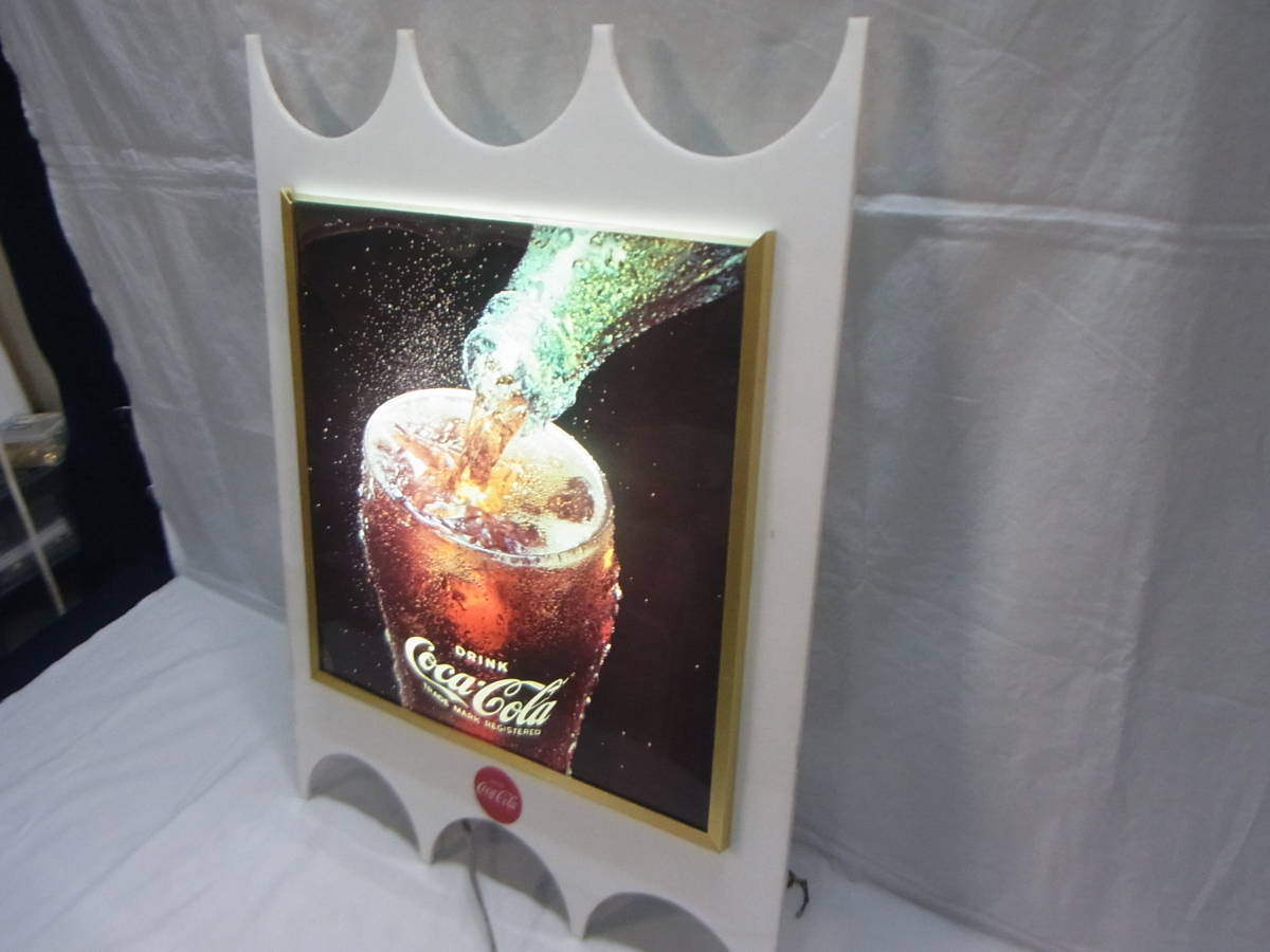 新品未読品 爆レア☆1969年当時物 コカコーラ Coca Cola 電飾看板