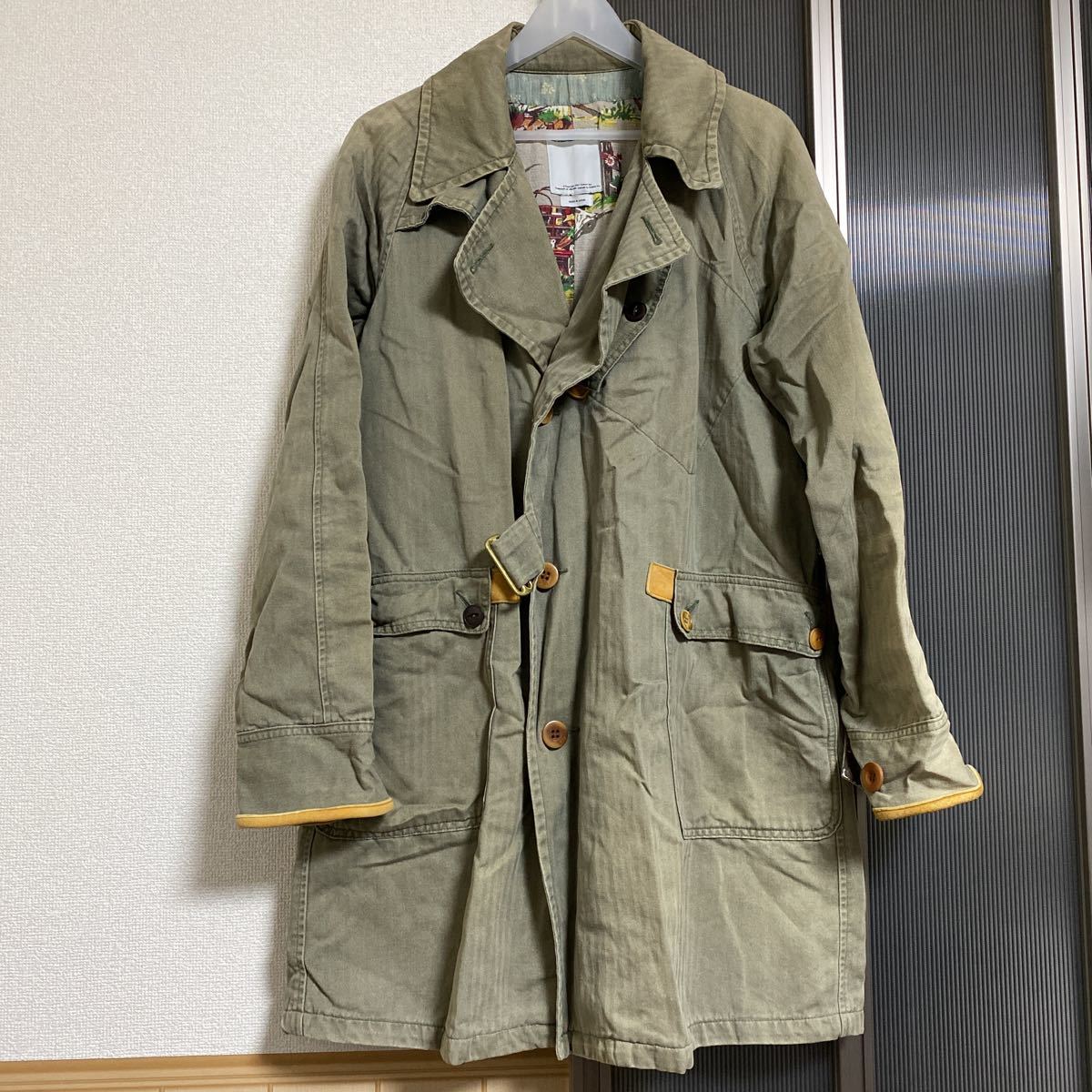 visvim ビズビム HENDEE TRENCH (HERRINGBONE) visvim ビズビム HENDEE TRENCH(HERRINGBONE) size 2 visvim ビズビム