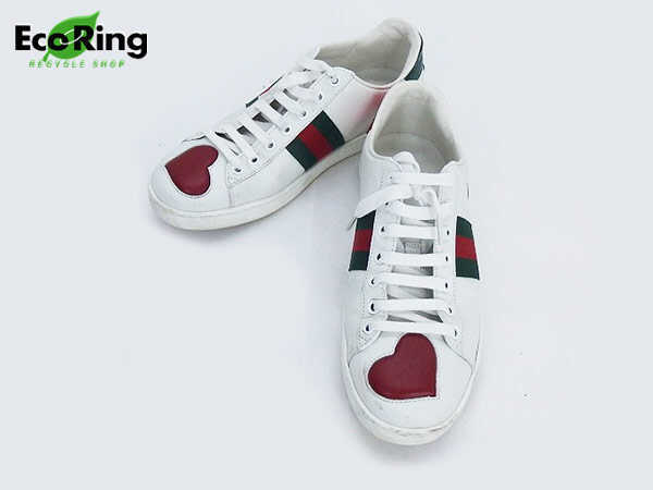 1円 グッチ シェリー ハート レザー スニーカー 371 2 ホワイト Ev174 スニーカー 売買されたオークション情報 Yahooの商品情報をアーカイブ公開 オークファン Aucfan Com