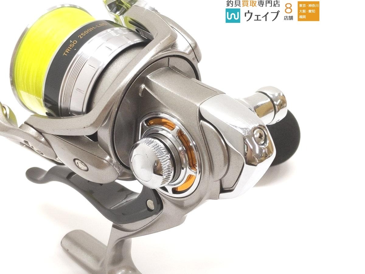 名作 スピニングリール レバーブレーキ TRISO 2500H-LBD 中古美品 楽天
