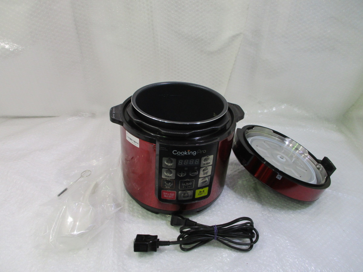 新品未使用 ショップジャパン 電気圧力鍋 クッキングプロ ckp01red ショップジャパン クッキングプロ レッド CKP01RED 中古 クッキング
