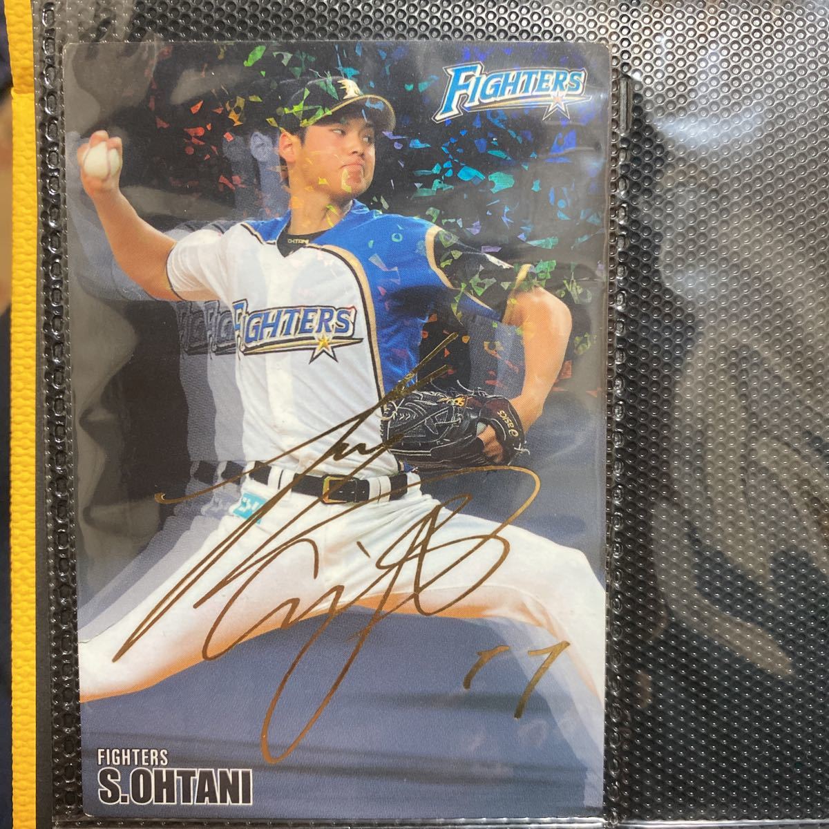 プロ野球チップス2016 大谷翔平 サインカード 日本ハム 【公式通販】