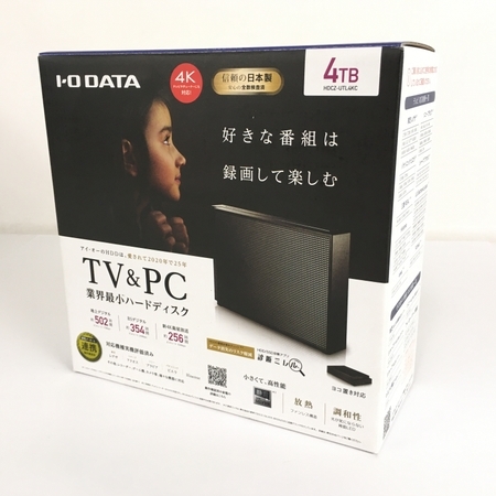 I-O DATA HDCZ-UTL4KC 4TB USB 3.1 Gen 1 USB 3.0 /2.0対応 外付