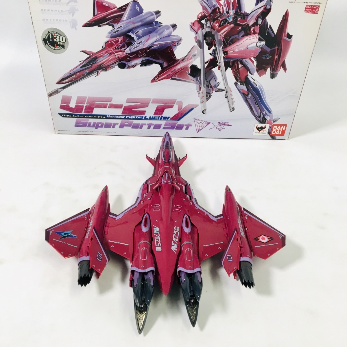 中古品 DX超合金 GE-61 劇場版マクロスF VF-27γ ルシファー スーパー 