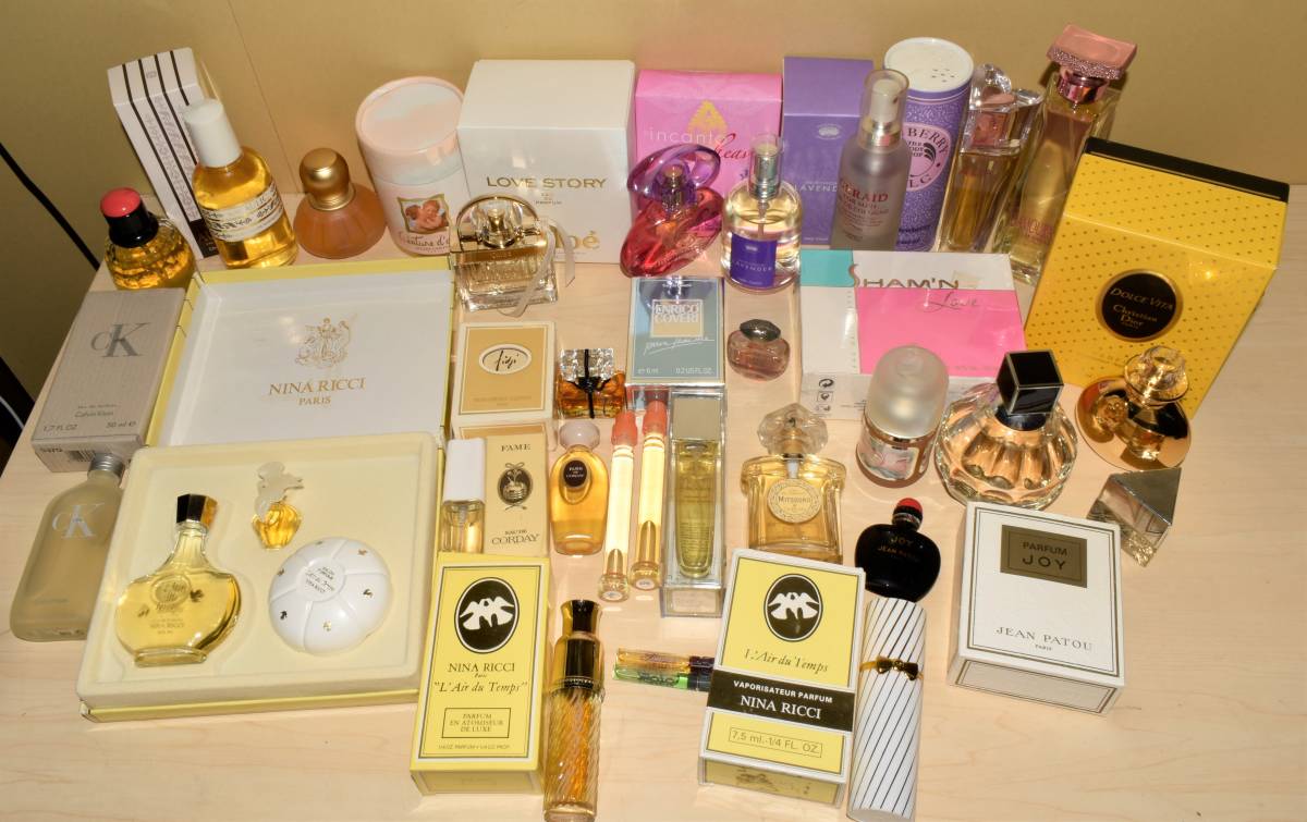 【香水おまとめ　30点　Dior/NINA RICCI/GUCCI/Calvin Klein/fidgi/chloeなど】