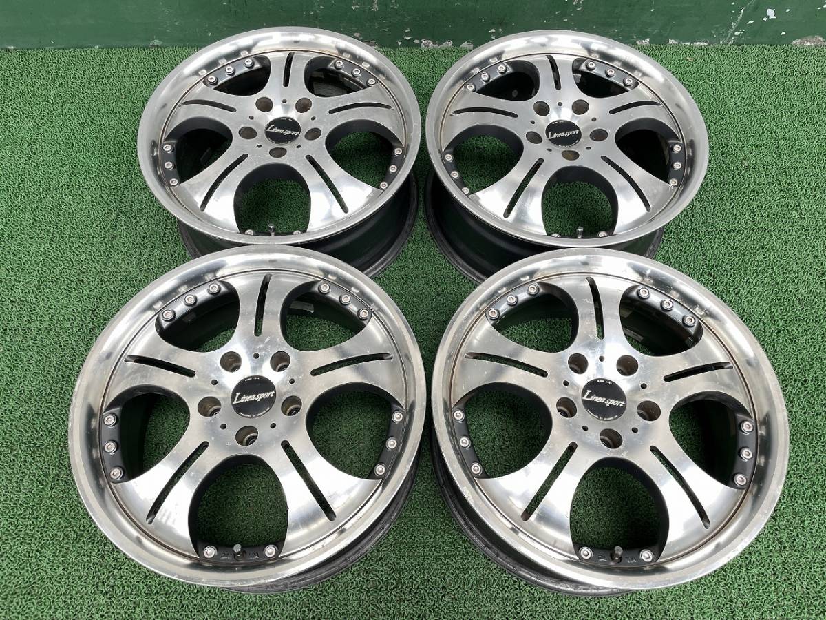 ★Lehrmeister★17x7J +48 4穴 100 中古 アルミホイール 4本【福島発 送料無料】FUK-E14328★17インチ ホイール全塗装 入札前に必ずお読みください