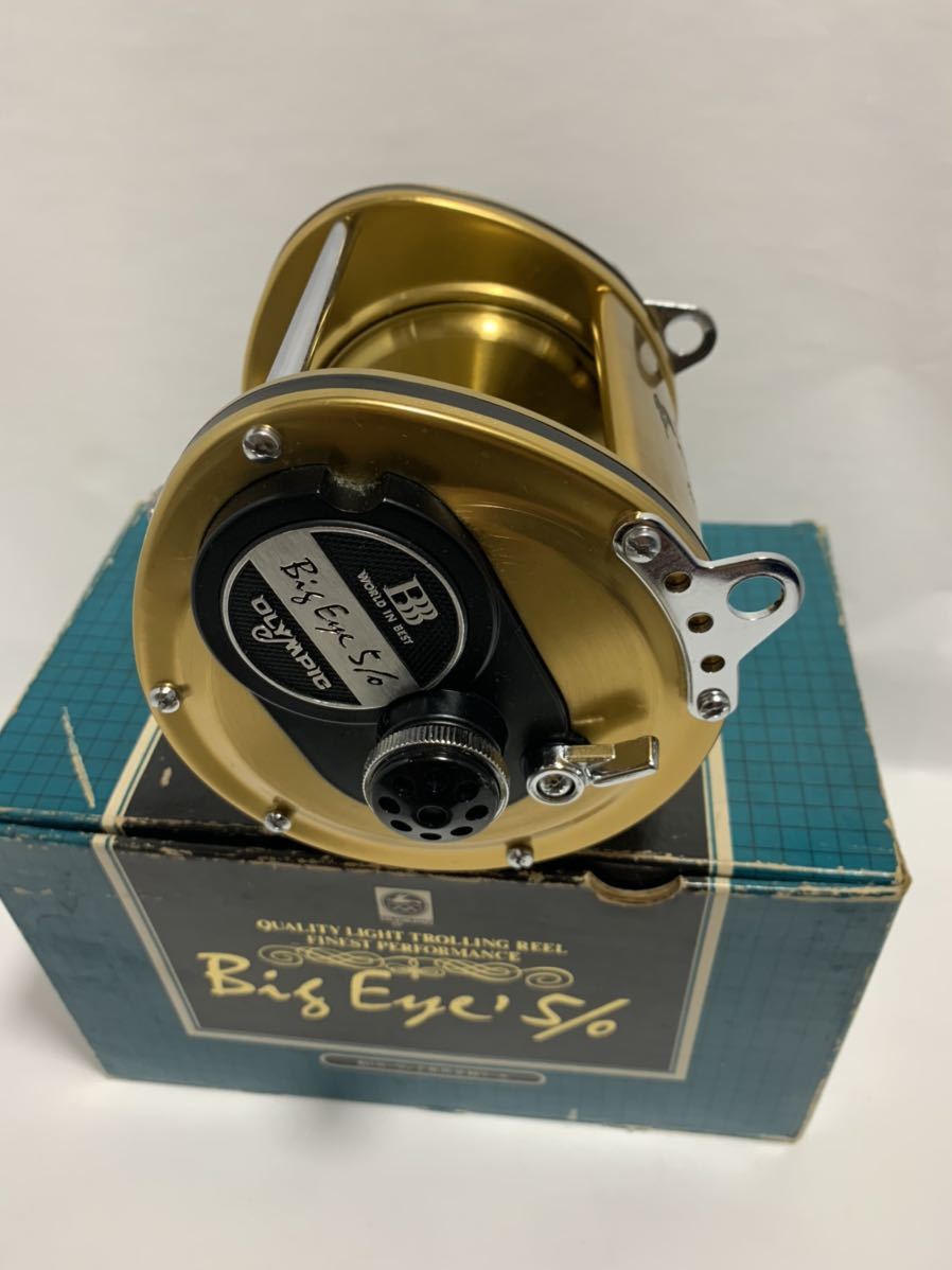 オリムピック BIG EYE 5/0 ヴィンテージベイトリール 船用 極美品 オリムピック BIG EYE 5/0 ヴィンテージベイトリール 船用 極美品