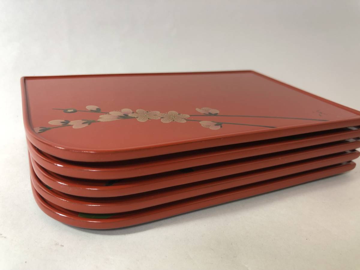 輪島塗 漆器 瓢箪 菓子皿 5客 輪島塗 漆器 瓢箪 菓子皿 5客 - メルカリ