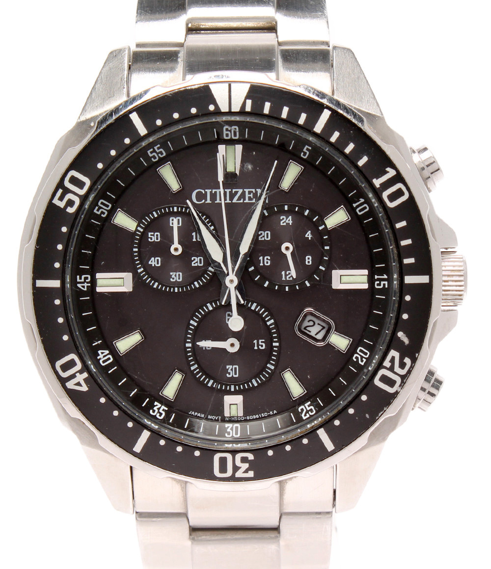 シチズン 腕時計 ソーラー ブラック H500-S064538 メンズ CITIZEN