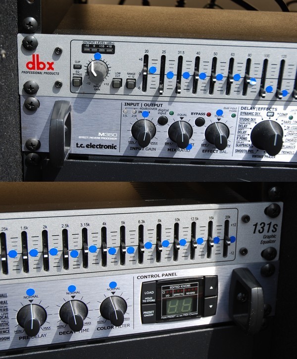 ☆綺麗【 ヤマハ / YAMAHA パワーアンプ P2500S ②dbx 131S Graphic