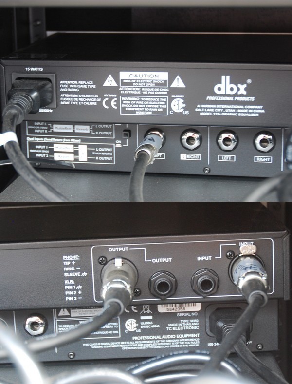 ☆綺麗【 ヤマハ / YAMAHA パワーアンプ P2500S ②dbx 131S Graphic