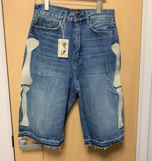 KAPITAL キャピタル デニム ショートパンツ ショーツ 骨 BONE ボーン 