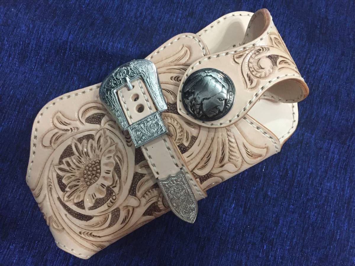 カービングウォレット 未使用 （RRL / ダブルアールエル レザー 