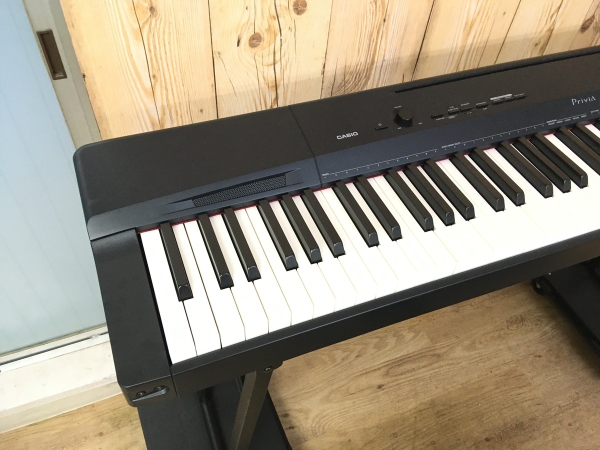 CASIO 88鍵 電子ピアノ Privia PX-160BK 2018年製 椅子 スタンド付き 