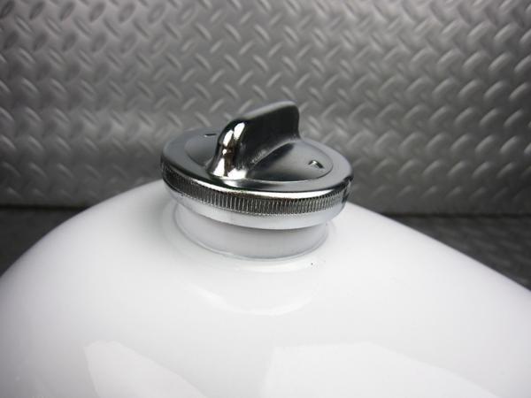 5Lモンキーフレーム用 4L燃料タンク/ガソリンタンク ホワイト 田中商会