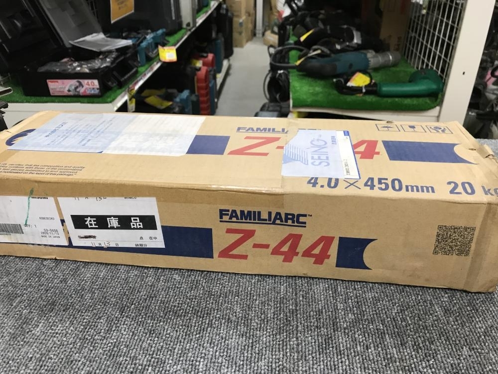005▽未使用品・即決価格▽KOBELCO 溶接棒20kg Z-44 4.0×450