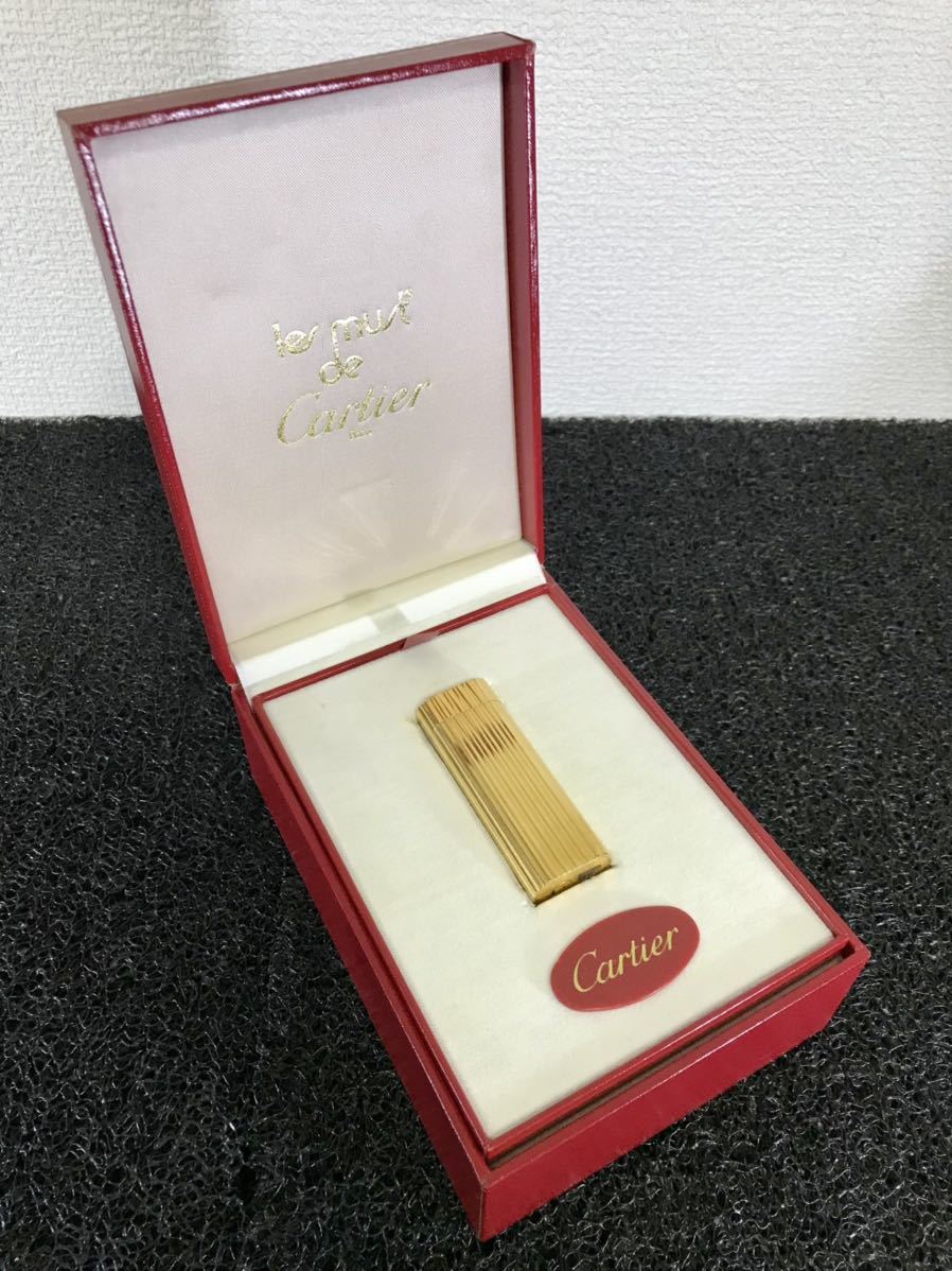 C635☆1円スタート☆Cartier カルティエ ガスライター ライター