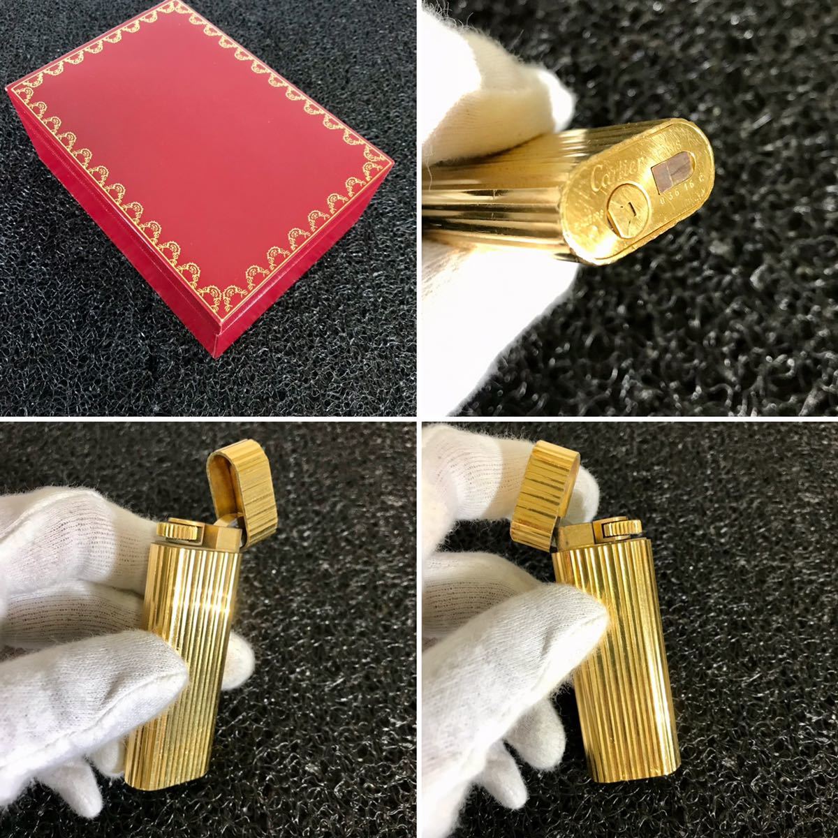 187891◇着火未確認 Cartier カルティエ C2ロゴ ガスライター ライター 