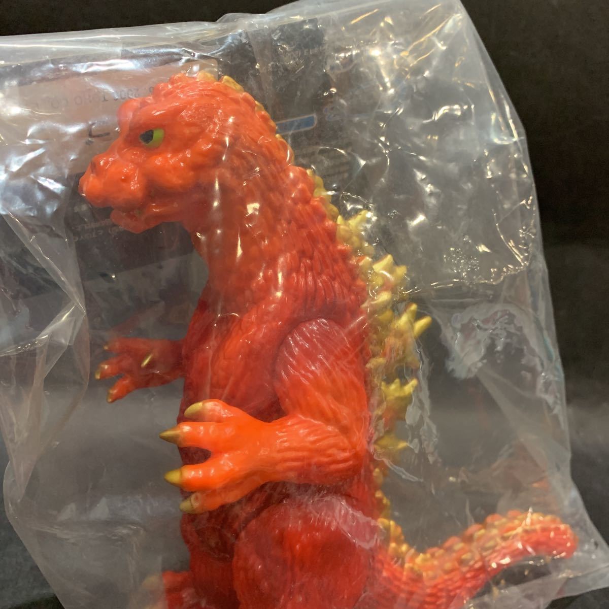 '06 ギガブレイン製 ゴジラ ソフビ人形（バーニングカラー）モスゴジ☆23.5cm ☆ 東宝 