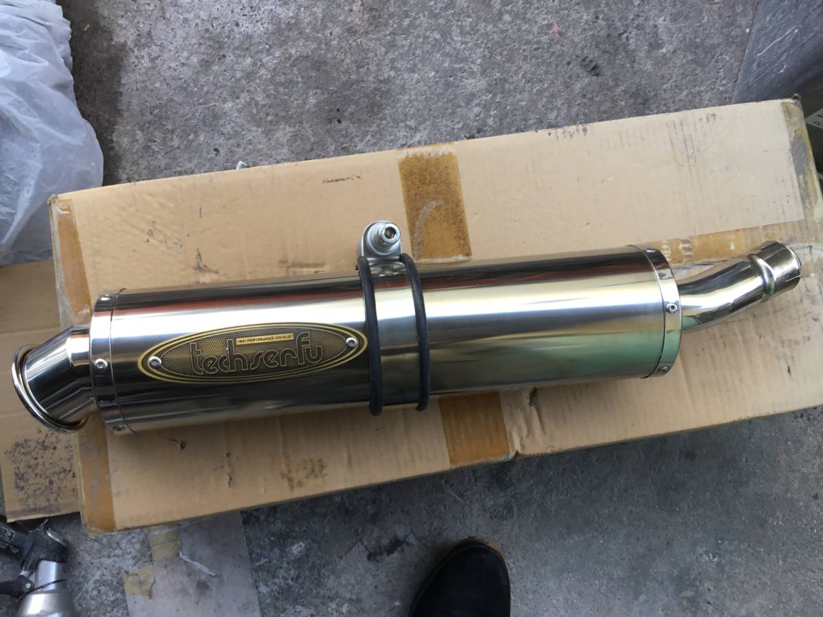NINJA250R techserfu テックサーフ スリップオンサイレンサー美品