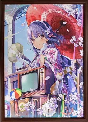絵師100人展13 ふーみ 複製原画 夜明け前、天に星を、心に花束を