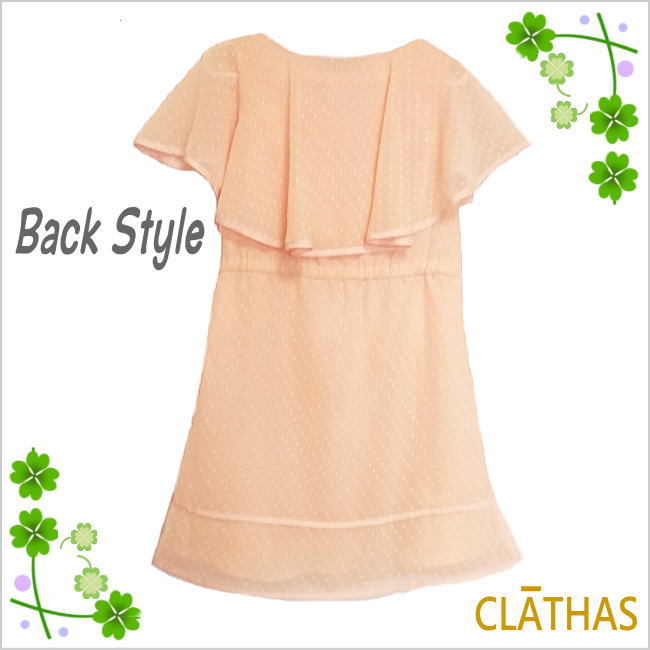 Clathas クレイサス 淡コーラルピンク系切替えチュニックワンピース 38 ワンピース 売買されたオークション情報 Yahooの商品情報をアーカイブ公開 オークファン Aucfan Com