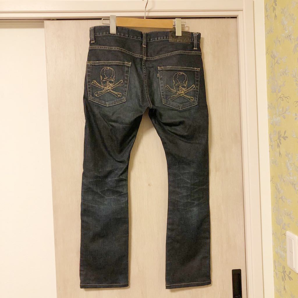 roen jeans MAN ダメージ加工 デニムパンツ ロエン ジーンズ 刺繍 
