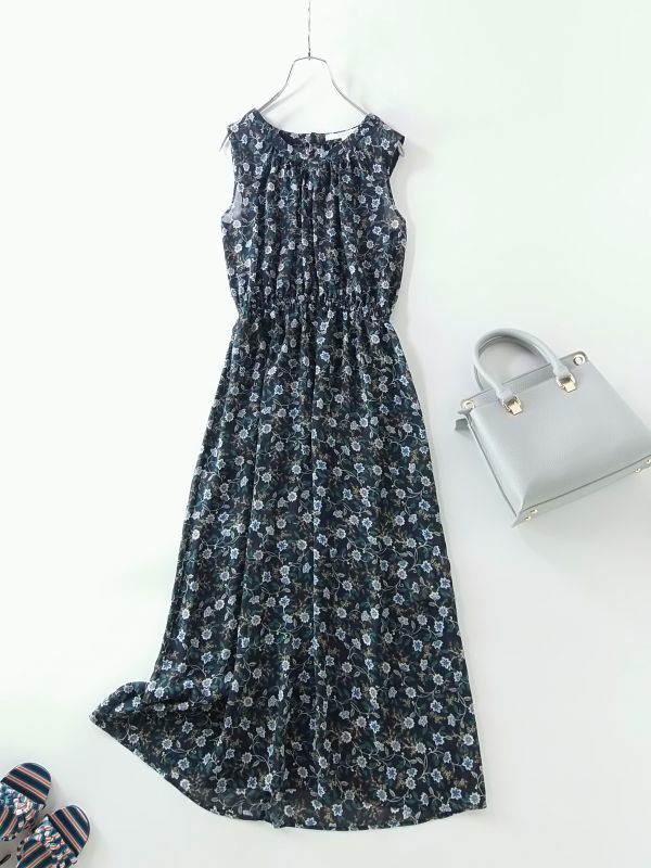 アンタイトル Untitled 定価 28 080円 19モデル フラワープリント ウエストマーク ロングワンピース 1 Sサイズ ワンピース ロング 売買されたオークション情報 Yahooの商品情報をアーカイブ公開 オークファン Aucfan Com