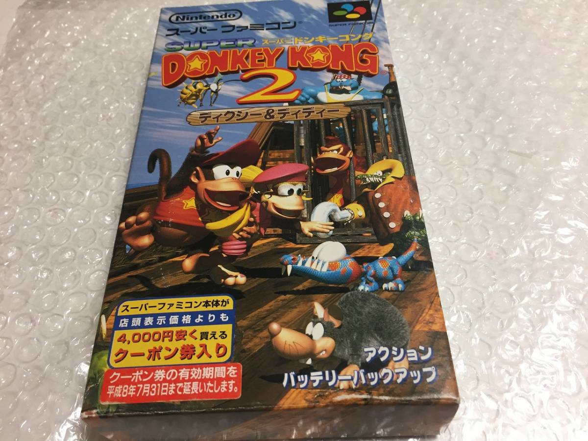  スーパードンキーコング２ ディクシー＆ディディー SUPER DONKEY KONG 2 任天堂(アクション)｜売買されたオークション情報、yahooの商品情報をアーカイブ公開 - オークファン タイトル