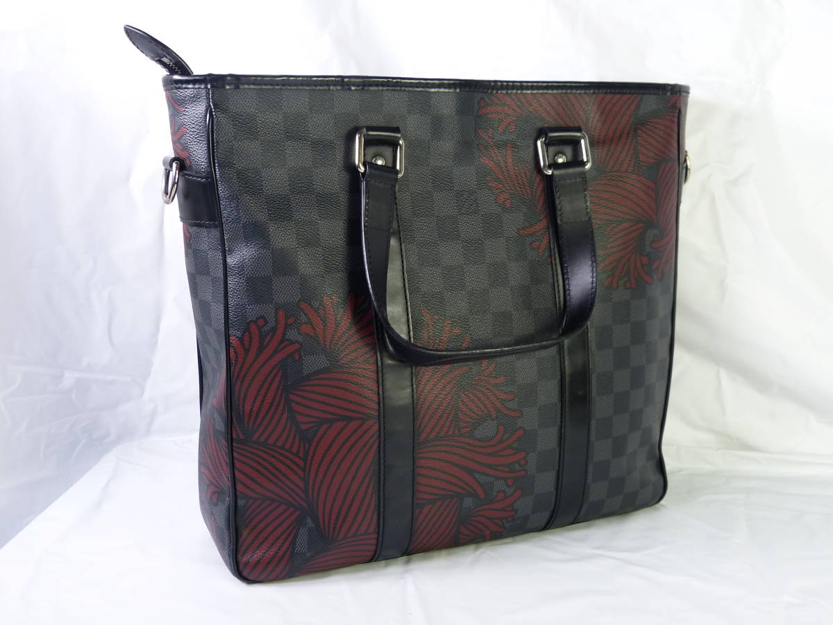 ★美品★　限定モデル　タダオＰＭ　クリストファーネメス　N41717　ルイヴィトン　ダミエグラフィット　トートバッグ　ショルダーバッグ