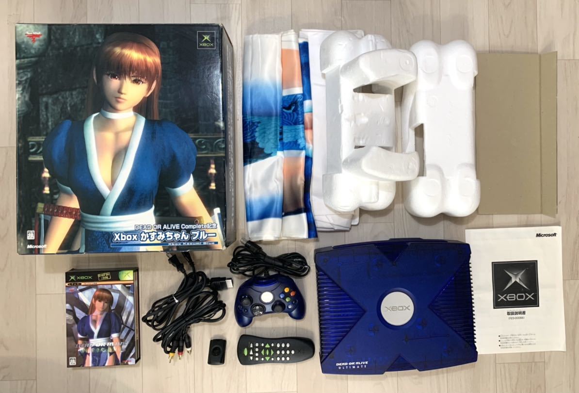 xbox限定版かすみブルーレア ! Xbox limited edition Kasumi blue boxed ! XBOX