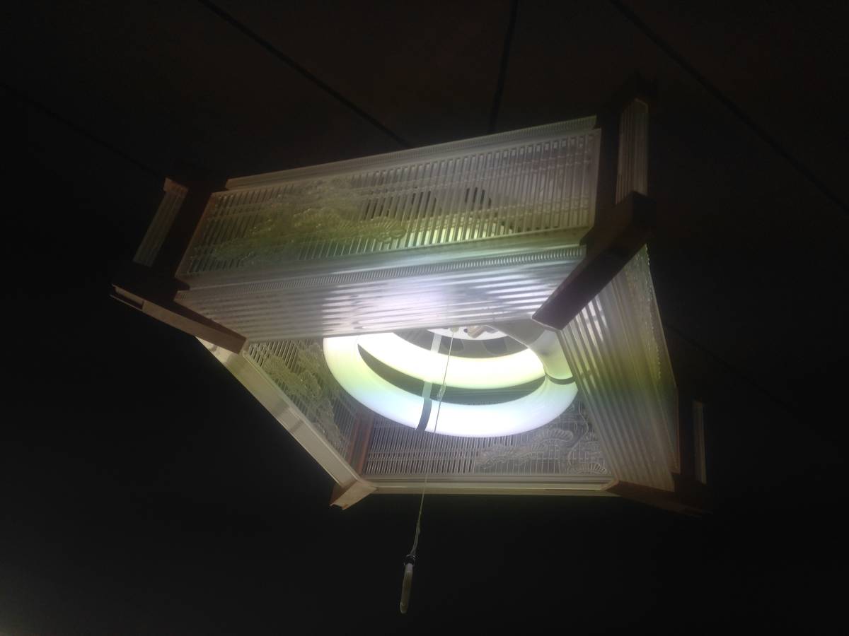 松 松下電工 吊り下げ 照明器具蛍光灯昭和レトロ天井照明吊り下げ用 