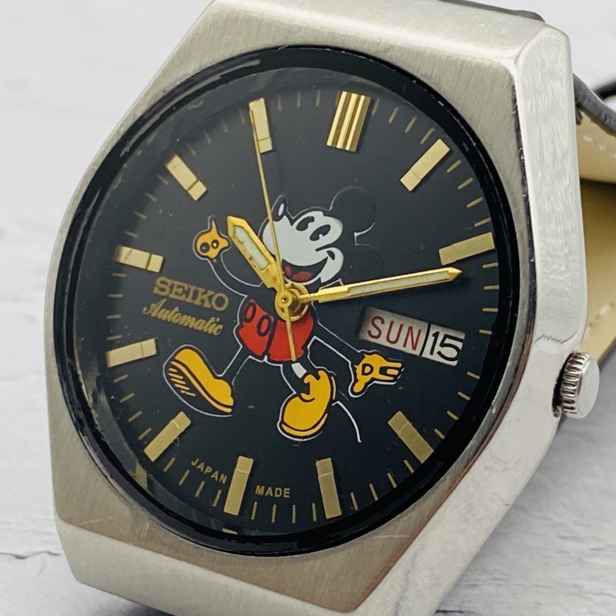 激レア・美品 SEIKO／セイコー ミッキーマウス ブラックダイヤル