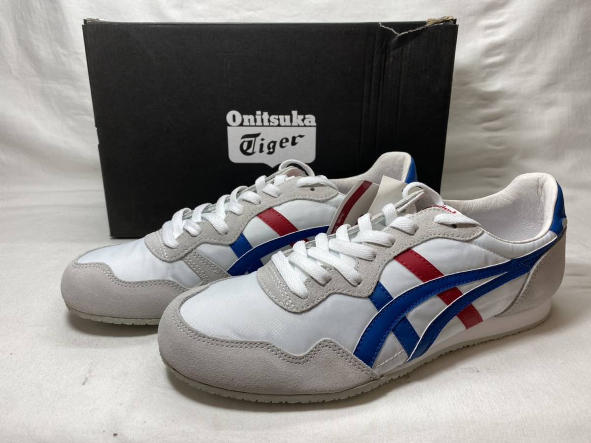 ■ 未使用 Onitsuka Tiger オニツカタイガー スニーカー TH109L セラーノ SERRANO ホワイト×マルチ US9 
