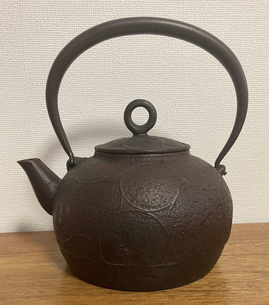 夢工房】金屋 五郎 三郎 造 黄銅 蓮葉式 茶托 五客 共箱 計146g 径